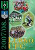 Üdvözlõ gondolatok. Szombathely Megyei Jogú Város Önkormányzata. Lurkó UFC 2007/08. Kossuth L. u. 1-3.