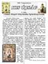 2008. Templombúcsú. 6. szám A Miskolc-Diósgyőri Görög Katolikus Egyházközség értesítője