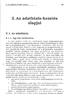 2. Az adatbázis-kezelés alapjai