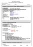 BIZTONSÁGI ADATLAP Készült az 1907/2006/EK REACH és a 1272/2008/EK szerint. 1. SZAKASZ: Az anyag / keverék és a vállalat / vállalkozás azonosítása