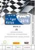 Eger Rallye 2016 - Versenykiírás 2016.04.01-03.