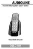 Vezetéknélküli digitális DECT telefon. Használati útmutató OSLO 501