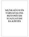 MUNKAÜGYI ÉS TÁRSADALOM- BIZTOSÍTÁSI IGAZGATÁSI BA KÉPZÉS