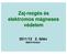 Zaj-rezgés és elektromos mágneses védelem. 2011/12 2. félév BMEVIVEA021