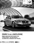 BMW 5-ös LIMOUSINE. BMW SERVICE INCLUSIVE-VaL 5 évig Vagy 100 000 km-ig díjmentes karbantartással. BMW 5-ös Limousine