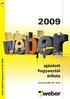 weber ajánlott fogyasztói árlista 2009 ajánlott fogyasztói árlista érvényes 2009. 06. 15-tôl