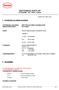 BIZTONSÁGI ADATLAP 91/155/EWG - ISO 11014-1 szerint