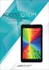 Alcor Access Q783M Táblagép. Kezelési útmutató