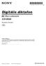Digitális diktafon ICD-B500. Kezelési útmutató