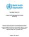 Egészségügyi Világszervezet. A magyar mentális egészségügyi ellátás értékelése 2014 március