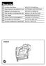 DBN500. GB Cordless Brad Nailer INSTRUCTION MANUAL. UA Акумуляторний шпилькозабивний пістолет ІНСТРУКЦІЯ З ЕКСПЛУАТАЦІЇ
