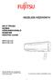 KEZELÉSI KÉZIKÖNYV. SPLIT TÍPUSÚ SZOBAI LÉGKONDICIONÁLÓ INVERTER Hűtő/Fűtő modell ASYA 24 LCC ASYA 30 LCC