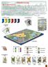12 városkártya. 6 tündércsizma. 4 fordulókártya. 6 áttekintőkártya. 1 játéktábla. 6 akadály 120 városjelző 48 közlekedési eszköz lapka