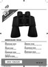 IAN BINOCULARS 10X50. BINOCULARS 10X50 Operation and Safety Notes. LORNETKA 10X50 Wskazówki dotyczące obsługi i bezpieczeństwa