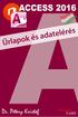 Access 2016 Űrlapok és adatelérés