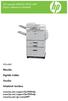 HP LaserJet M9040/9050 MFP Gyors referencia útmutató