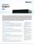 FlashStation FS3017. Kiemelkedő teljesítmény. Főbb jellemzők. Költséghatékony egységes tárhely. Széles körű adatvédelem
