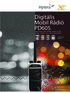 Digitális Mobil Rádió PD605 DMR szabvány rádió, funkcióban gazdag, innovatív kialakítás, kompakt méret, Hytera alkalmazásokba integrálva