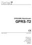 GPRS-T2. GPRS/SMS Átjelzőmodul. SATEL sp. z o.o. ul. Schuberta Gdańsk LENGYELORSZÁG tel