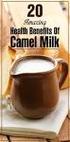 GENERAL CHARACTERISTICS AND HEALTH BENEFITS OF CAMEL MILK