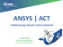 ANSYS ACT. Hatékonyság növelés testreszabással. Farkas Dániel econ Engineering Kft. Budapest, 21/04/2016