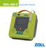A ZOLL AED 3 TM vezérlői és jelzőfényei