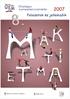 Országos kompetenciamérés 2007 Feladatok és jellemzőik. matematika 8. évfolyam