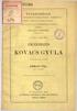 ÉRTEKEZÉSEK II. OSZTÁLY RENDELETÉBŐL SZERKESZTI OSZTÁLYTITKÁR. EMLÉKBESZÉD KOVÁCS GYULA LEVELEZŐ ТЛО FEL ET T. GÖNCZY PÁL, LEV. TAGTOL.