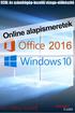 Online alapismeretek Windows 10 Office 2016