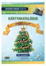 ERZSÉBETVÁROS KÁRTYA KÁRTYAKATALÓGUS. Ajándék fenyőfa december/1.