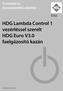 HDG Lambda Control 1 vezérléssel szerelt HDG Euro V3.0 faelgázosító kazán
