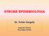 STROKE EPIDEMIOLÓGIA. Dr. Fehér Gergely. Szigetvári Kórház Neurológiai Osztály