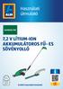 7,2 V LÍTIUM-ION AKKUMULÁTOROS FŰ- ES SÖVÉNYOLLÓ