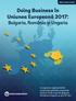 Ediţia în limba română Doing Business în Uniunea Europeană 2017: Bulgaria, România și Ungaria