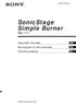 SonicStage Simple Burner Ver. 1.1