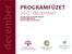 december PROGRAMFÜZET december Csengey Dénes Kulturális Központ Dunakömlődi Faluház Cseresznyéskert Erdei Iskola