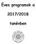 Éves programok a 2017/2018. tanévben