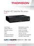 Digital HD Satellite Receiver