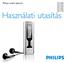 Philips audio lejátszó. SA1100 SA1102 SA1103 SA1106 SA1110 Használati utasítás