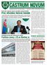 CASTRUM NOVUM. Prvá oficiálna tlačová beseda. Zrušené predstavenia. Mesto otvára samosprávu smerom k obyvateľom, pripravuje stretnutie