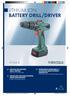 LITHIUM ION BATTERY DRILL /DRIVER