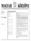 77. szám A MAGYAR KÖZTÁRSASÁG HIVATALOS LAPJA. Budapest, jú ni us 20., szerda TARTALOMJEGYZÉK. Ára: 2289, Ft. Oldal