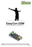 EasyCon GSM MINIATŰR GSM/GPRS KOMMUNIKÁTOR