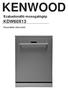 KENWOOD Szabadonálló mosogatógép KDW60X13