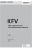 KFV Több ponton záródó kulcsműködtetésű rúdzárak