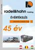 2017. évi kiadás. radel&hahn Holding ÉVÉRTÉKELÉS. Betekintés a kulisszák mögé. 45 év