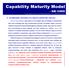 Capability Maturity Model