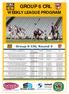 GROUP 6 CRL WEEKLY LEAGUE PROGRAM. Round 5-12th May 2017