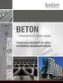 BETON A fenntartható építés alapja. Tudatosan előállított és teljes mértékben újrahasznosítható