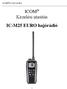 ICOM IC-M25 EURO. ICOM Kezelési utasítás IC-M25 EURO hajórádió